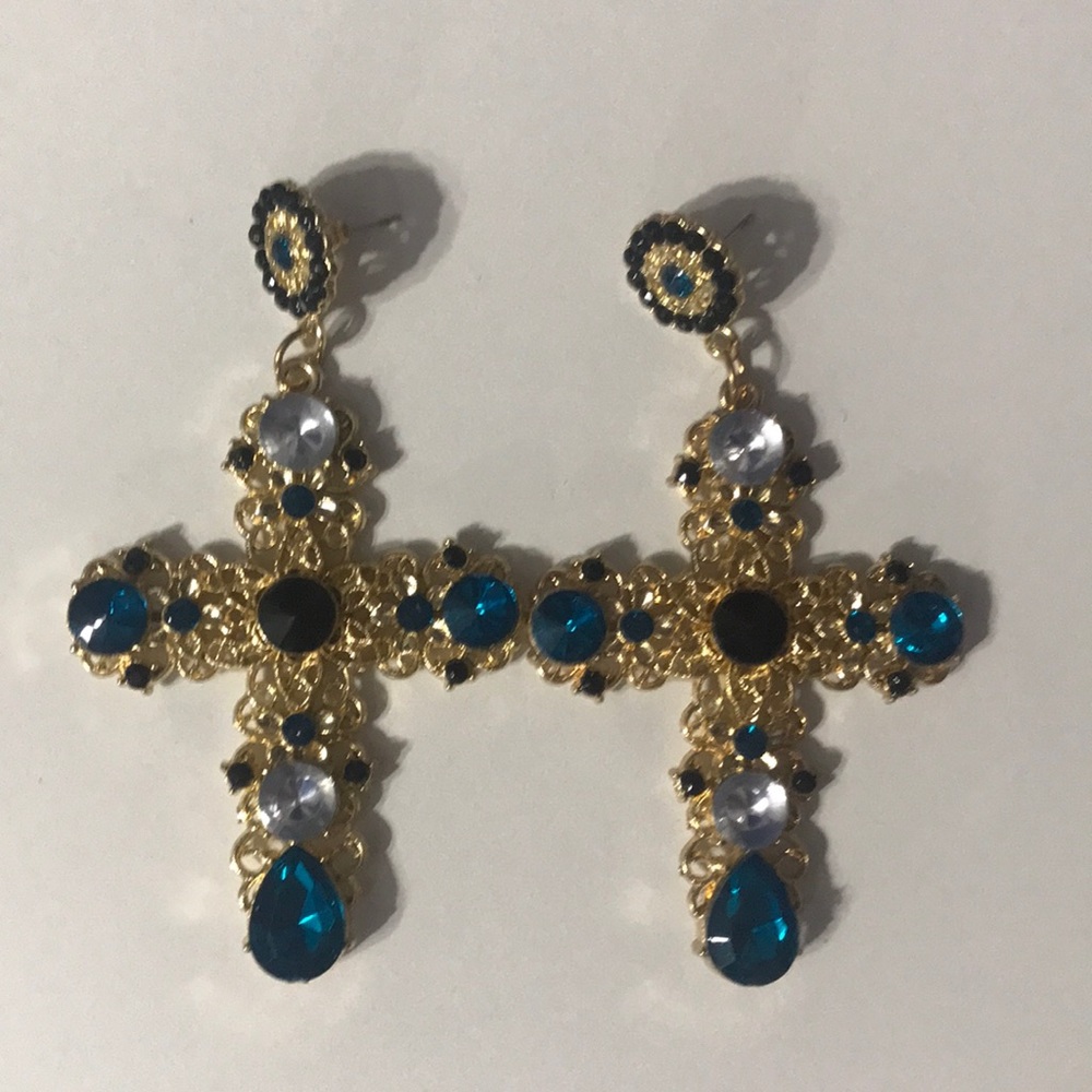 Cross earrings